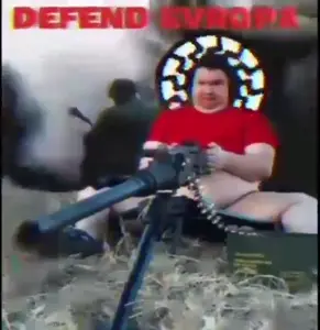 221838 - soybooru.com - artillery branigger cado edit gun holding_gun holding_object machine_gun nikocado_avocado nikocado_avocado save_evropa sonnenrad spinning_symbol tanks the_fact_that_this_wasn't_posted_here_b.mp4