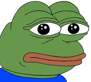 116207 - soybooru.com - aliased amphibian animal blue_shirt closed_mouth clothes frog green_skin lips neutral pepe pepe_the_frog template transparent_background.png