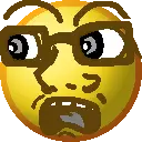 240287 - soybooru.com - 1soyjak bald black_eyes comment_section_shitflinging doctos front_view glasses looking_to_the_left no_beard not_oc nuurumoji open_eyes open_mouth remake remake soyak tongue transparent_background.png