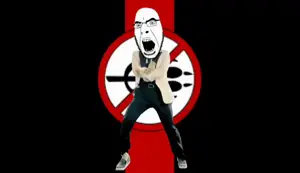 215656 - soybooru.com - anti_furry cobson dancing gangnam_style glasses heard open_mouth repost_because_some_fat_nigger_janny_didnt_like_it.gif