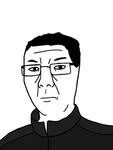 133726 - soybooru.com - angry bushy_eyebrows chud chuddified_soyjaks chudjak chuzjak closed_mouth clothes ... fusionjaks hair kuzjak looking_at_you neck nose slavic template track_suit transparent_background uncolored_skin wrinkles.png