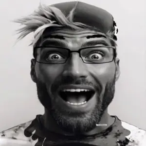 234564 - soybooru.com - ai_generated ai_generated_song boyfriend_(friday_night_funkin') chudjak chudplier ...riday_night_funkin' gigachad gigger glasses grayscale hat holding_object looking_at_you markiplier_soyjak microphone music.mp4